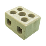 Block de conexiones cuadrado en cerámica