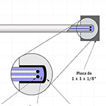 dibujo termoskin tipo termopar k