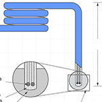 dibujo termoksin tipo termopar modelo k